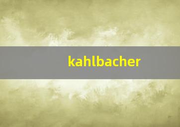 kahlbacher