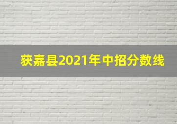 获嘉县2021年中招分数线